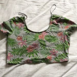 H&M Hawaiian crop top